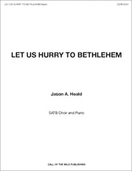 Let Us Hurry to Bethlehem SATB choral sheet music cover Thumbnail
